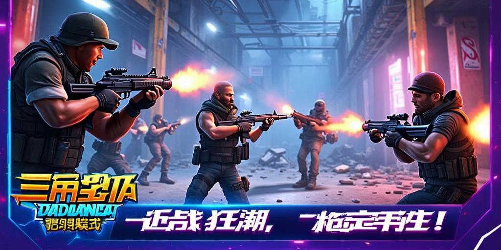 三角洲行动霰蛋乱斗模式,近战狂潮,一qiang定胜负!